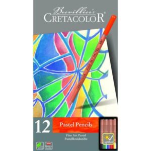 Crétacolor Set de 12 crayons Fine Art Pastel.