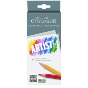 Crétacolor Set de 12 crayons de couleur “Artist Studio Line”