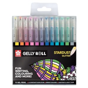 Set de 12 stylos Gelly roll Stardust