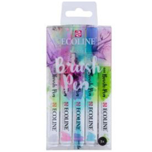 Brush pens Ecoline set pastel